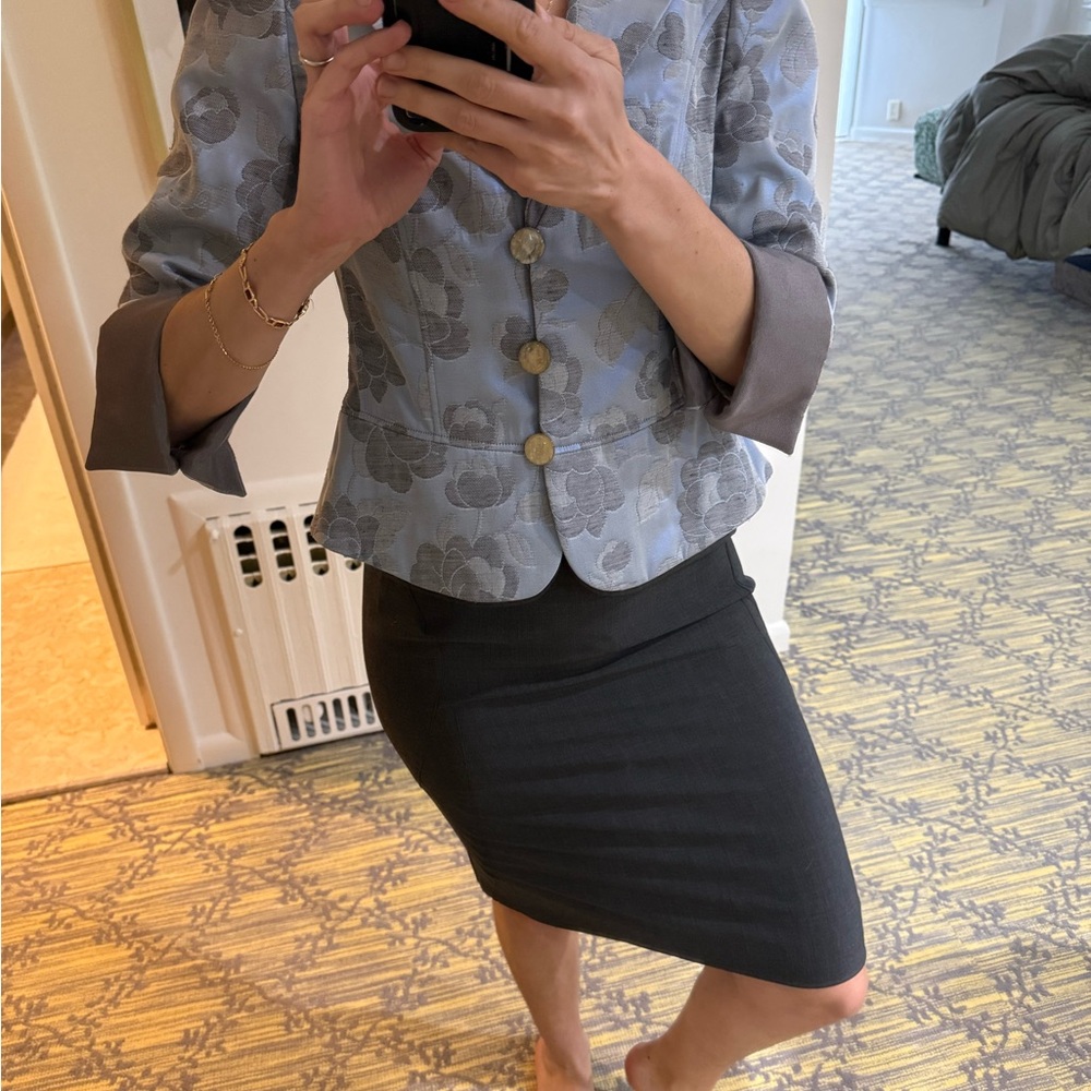 Armani Collezioni Blazer and Gray Pencil Skirt set